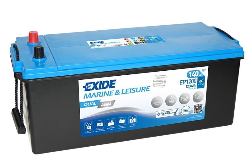 Batería Exide ER660 Dual 140 Ah