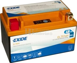 bateria de litio exide eltx14h 1