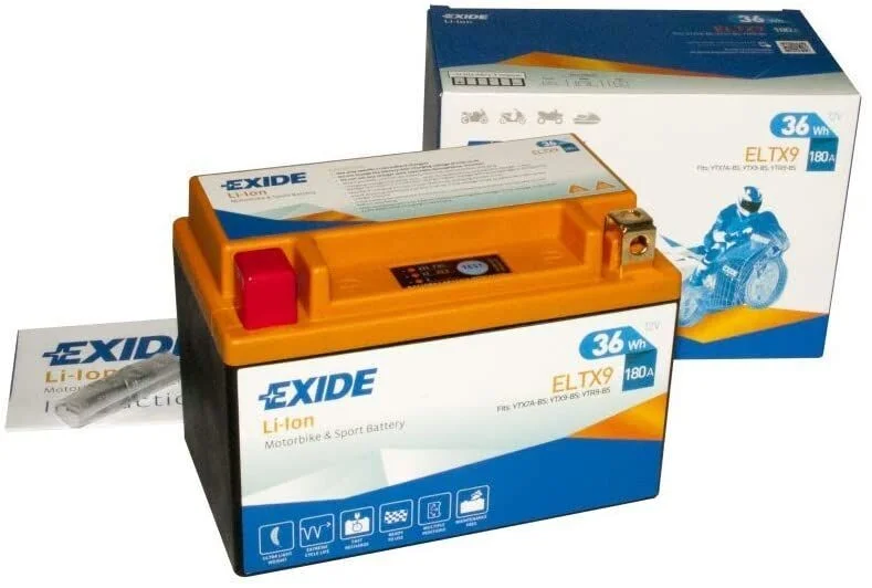 bateria de litio exide eltx9 1