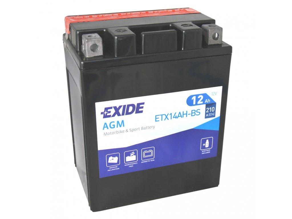 bateria exide agm etx14ah bs 1