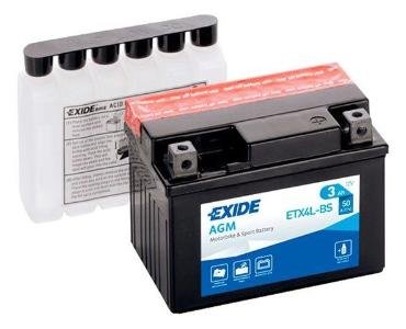Batería Exide AGM ETX4L-BS 1 bateria exide agm etx4l bs 1