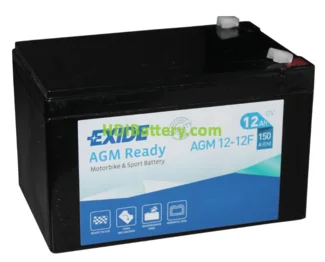 bateria exide agm ready 12 v 12 ah agm12 12f 1