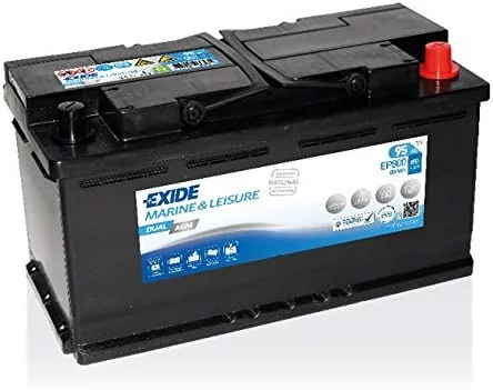 bateria exide ep800 dual agm 95 ah 1