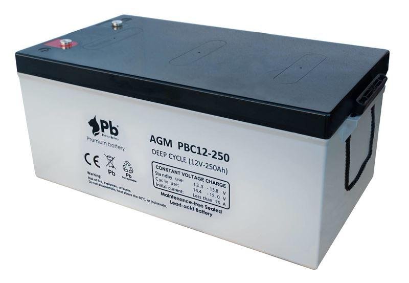 bateria leoch 12v 250ah agm 1