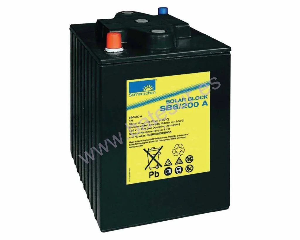 bateria sonnenschein 6v 200ah 1