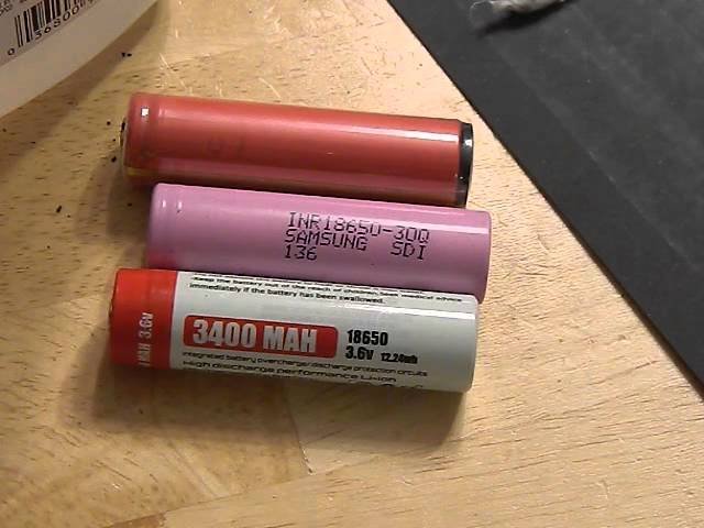 bateria 18650 protegida