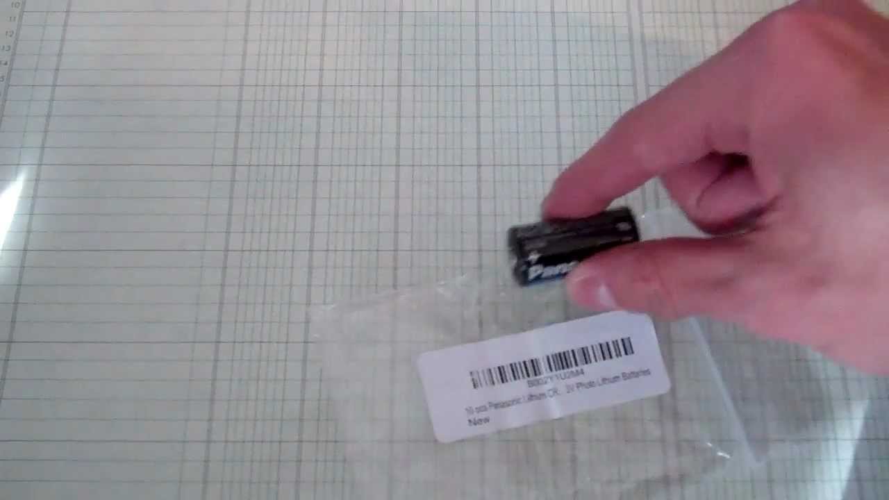 bateria cr123a 3v panasonic