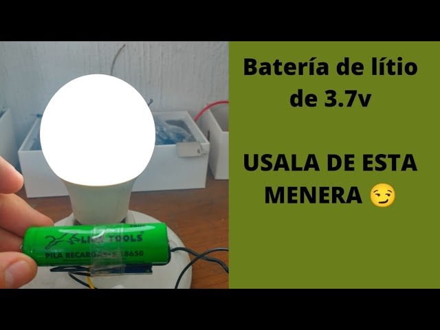 bateria de 3.7 voltios