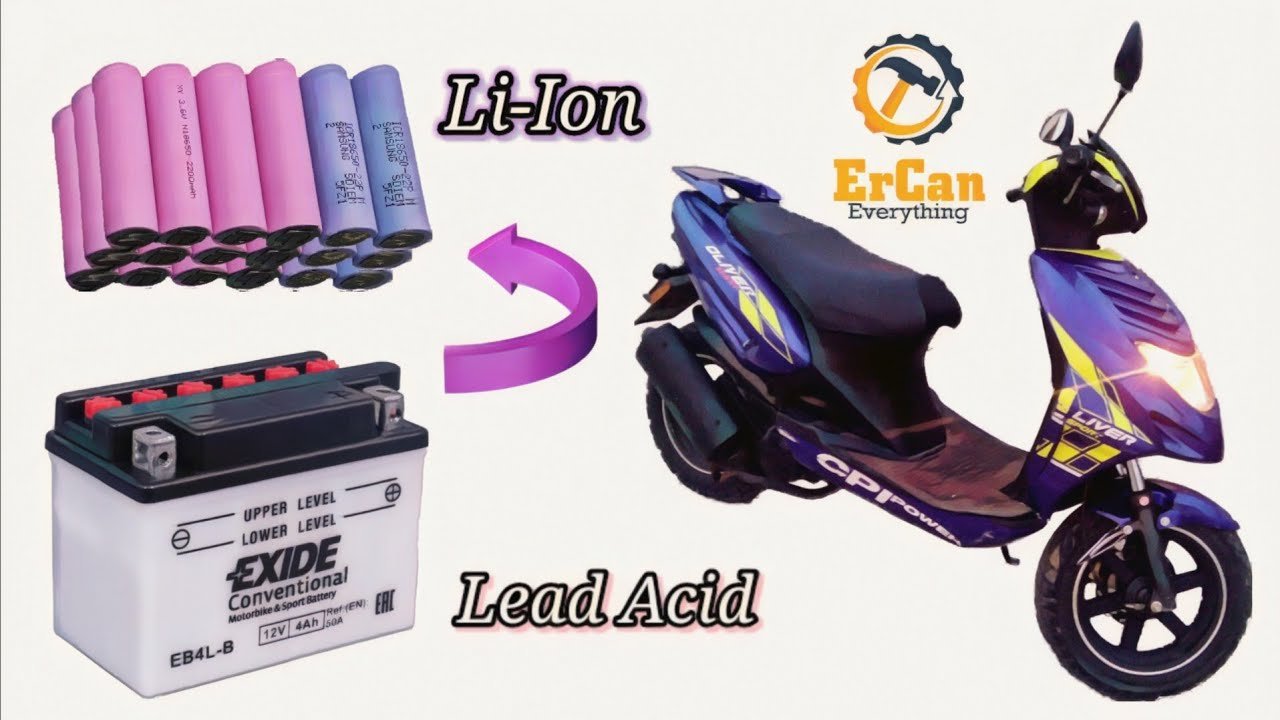 bateria de lithium para motocicleta
