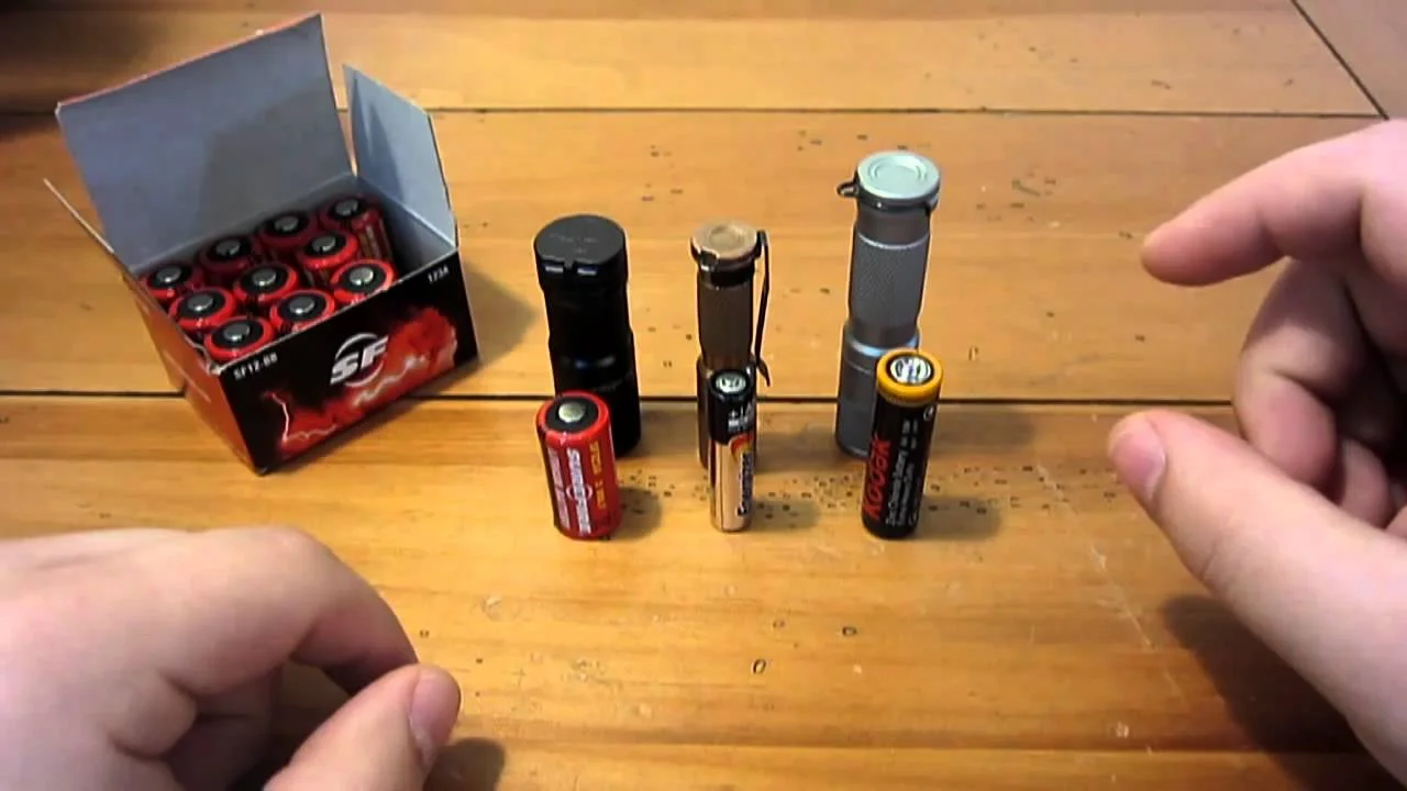 bateria de litio 3v cr123a