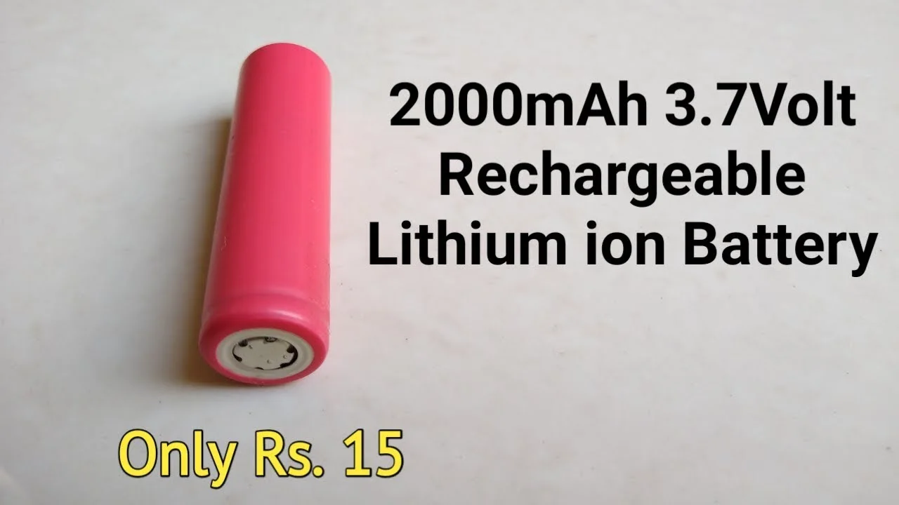 bateria li ion 3.7 v 2000mah