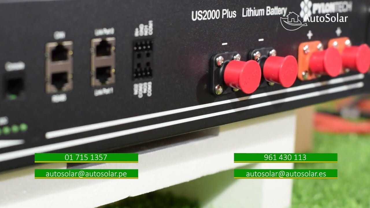 bateria litio 2.4 kwh pylontech us2000 48v