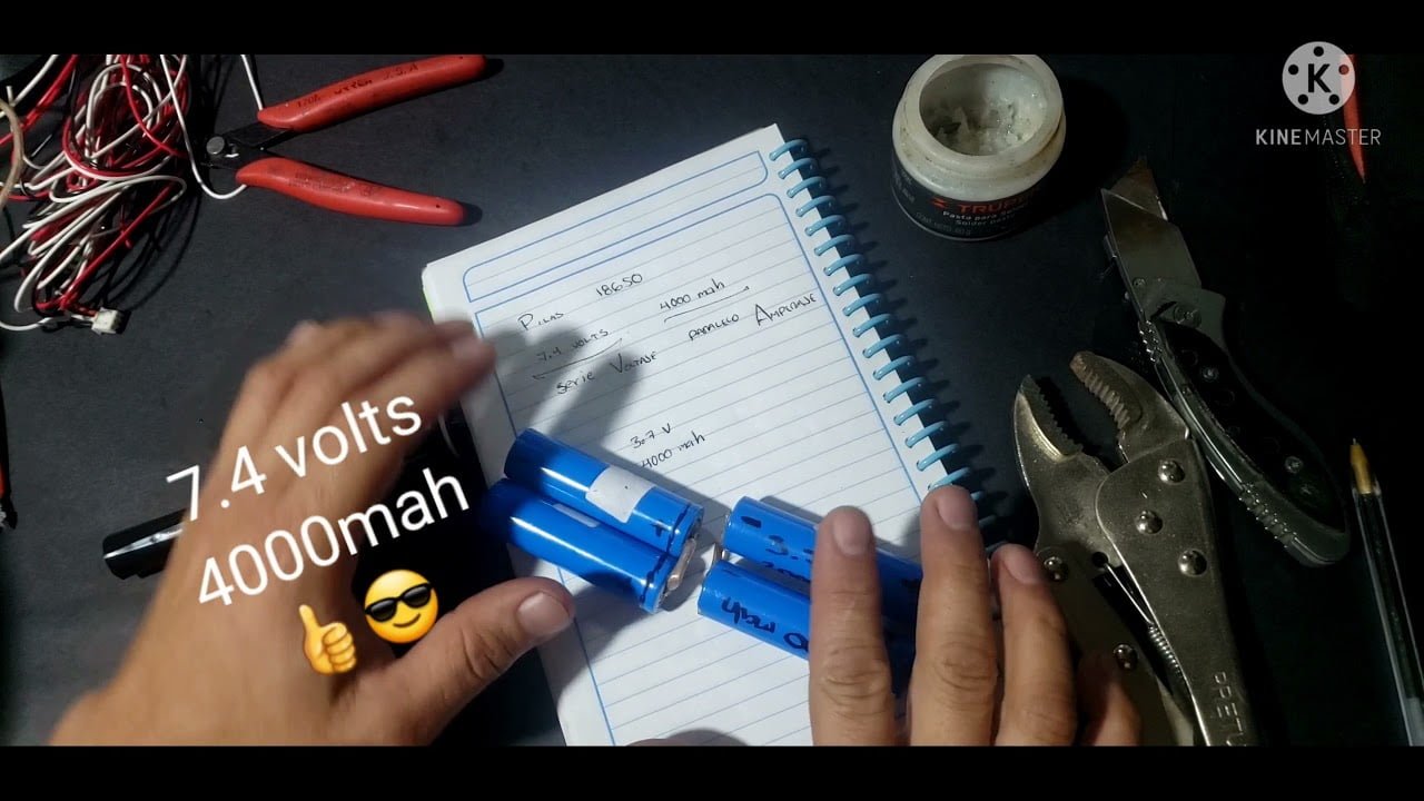 bateria litio recargable 7.4 v 6000mah