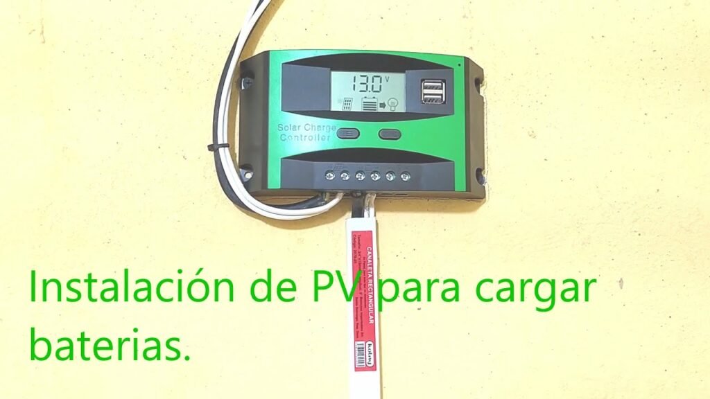 bateria para panel solar de 100w