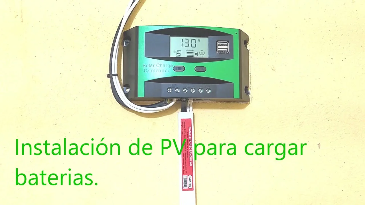 bateria para panel solar de 100w