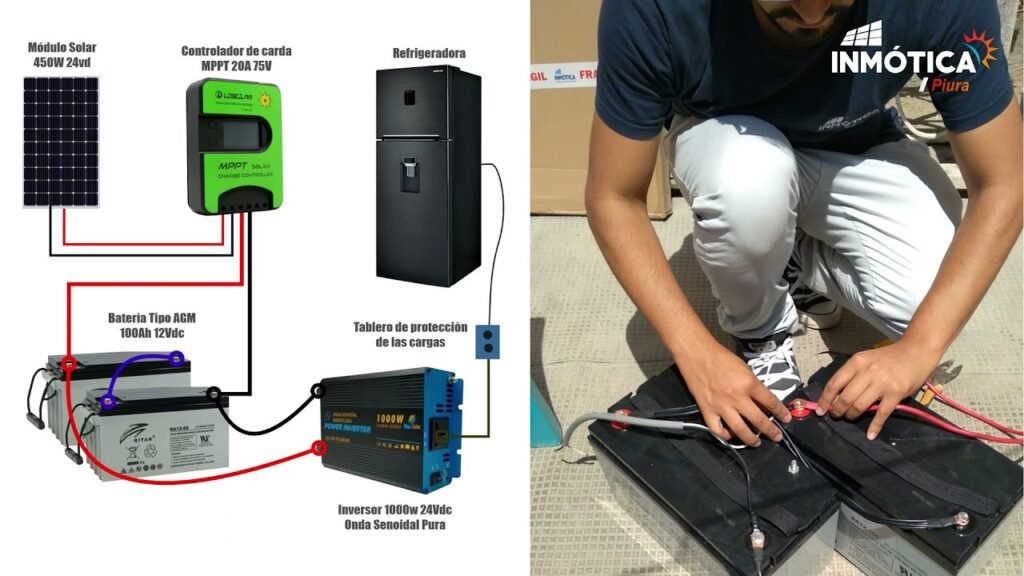 bateria solar para nevera
