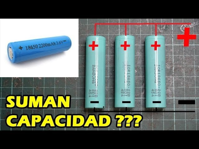 baterias 18650 en paralelo