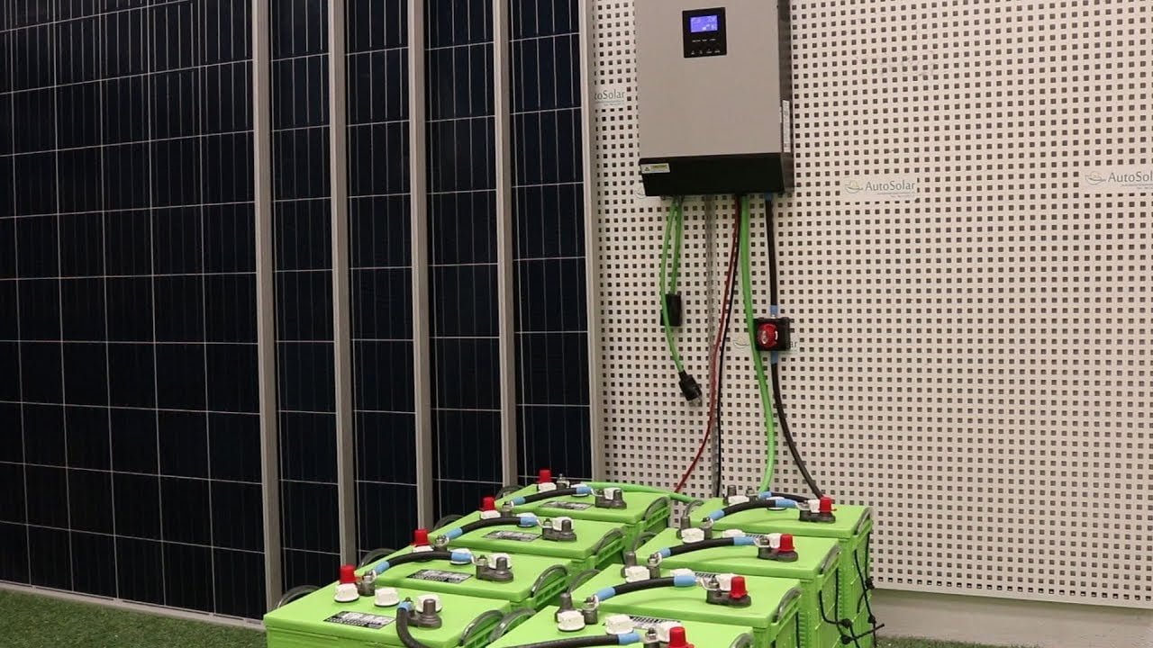 baterias para paneles solares 48v