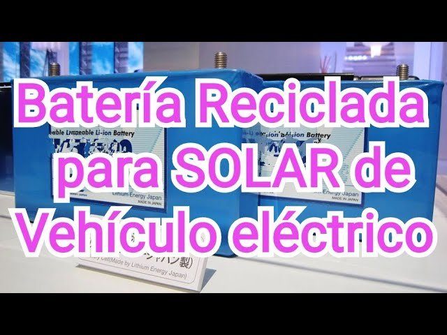 baterias para placas solares segunda mano