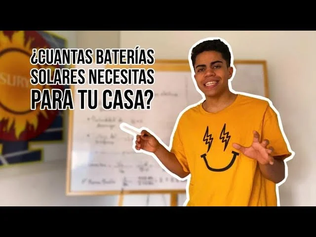 cuantas baterias solares necesito para una casa