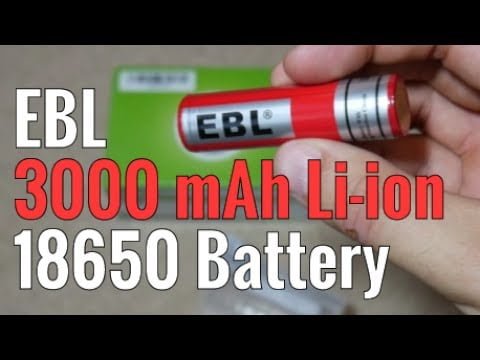ebl bateria litio recargable 3000 mah