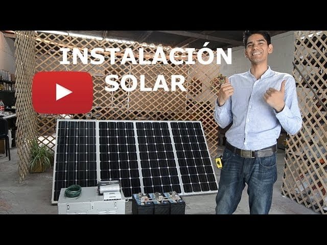 instalacion de paneles solares con baterias