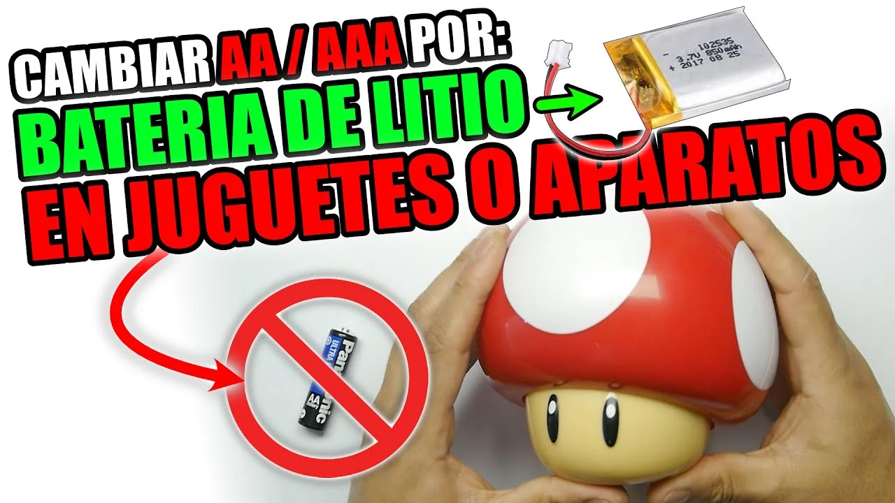pilas aa litio recargables