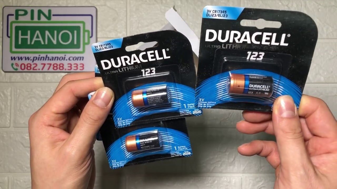 pilas cr123a duracell