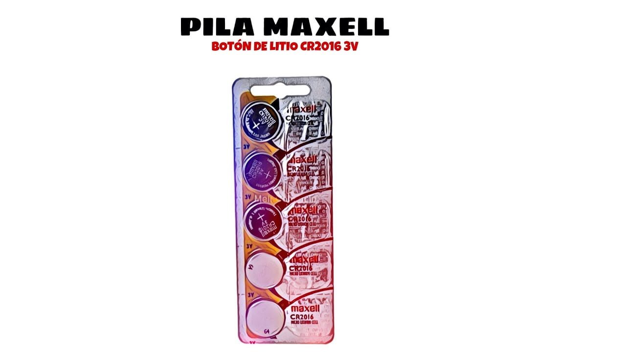 pilas de boton cr2016