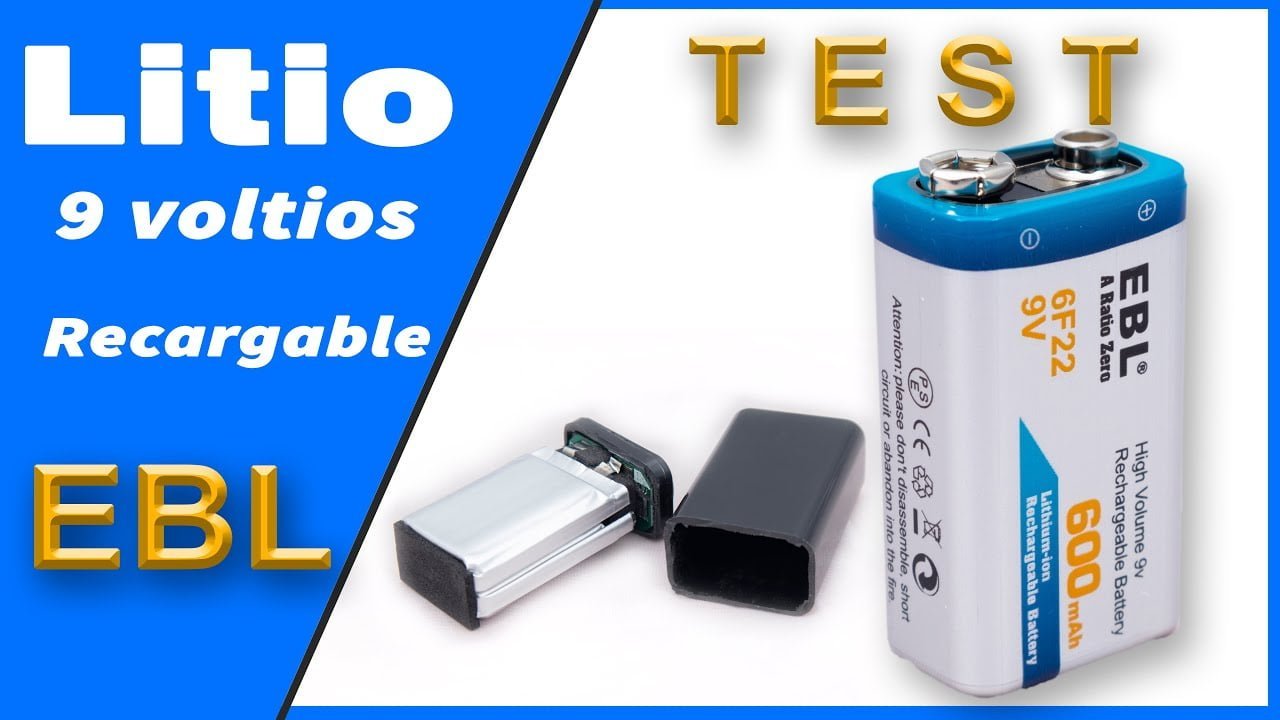 pilas ion litio recargables