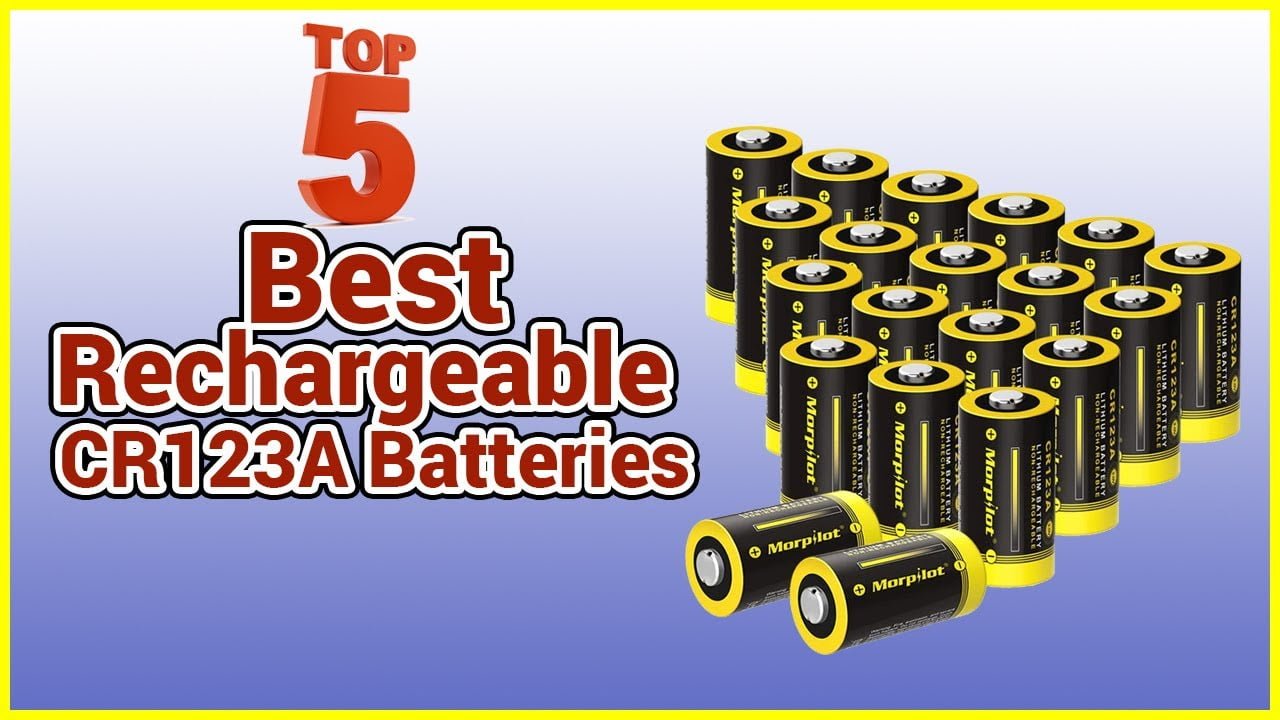 pilas recargables 123a 3v