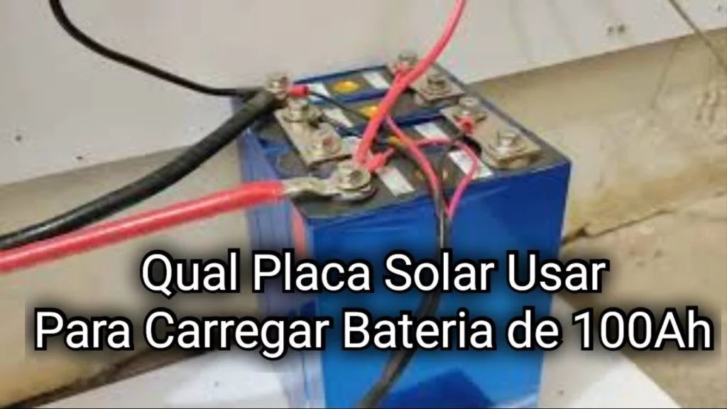 placa solar para bateria 100ah