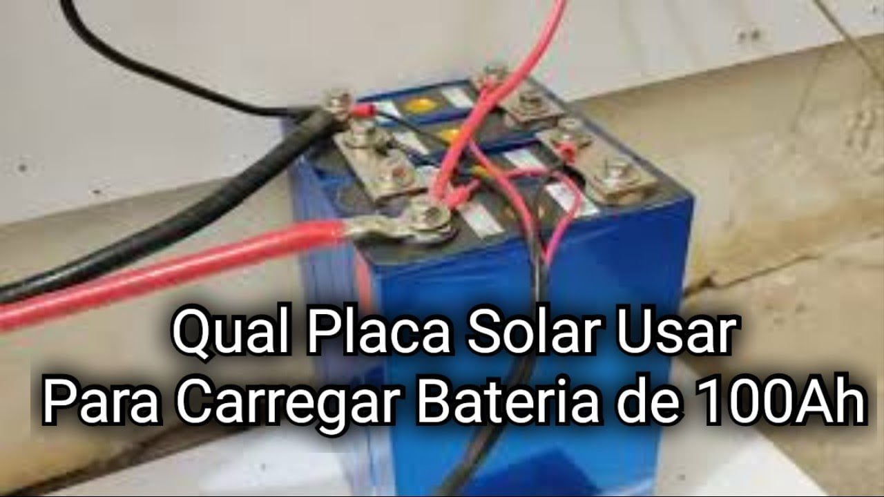 placa solar para bateria 100ah