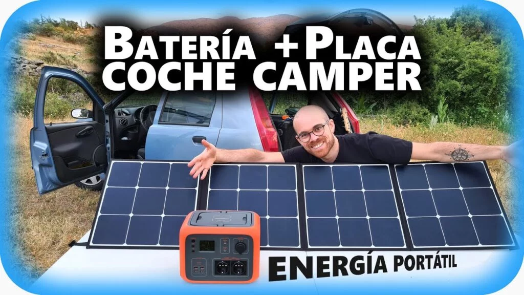 placa solar portatil con bateria