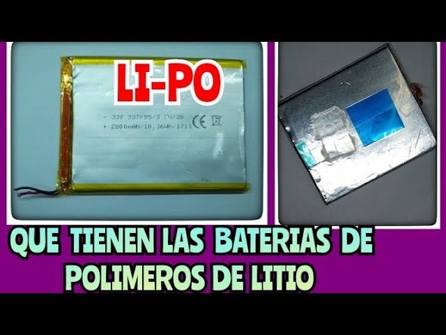 son buenas las baterias de polimero de litio